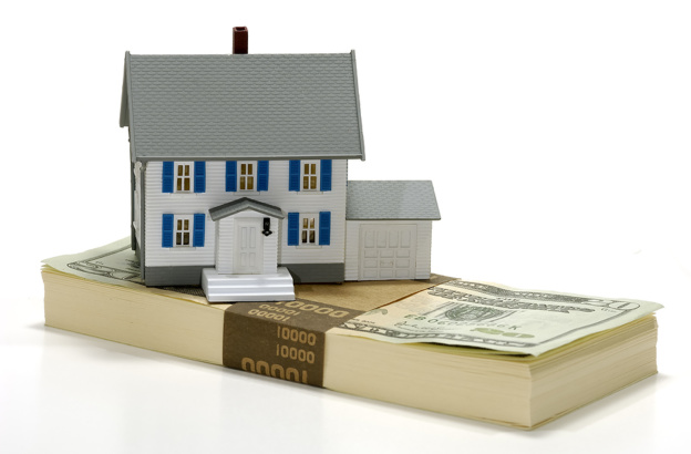 House on dollar bills