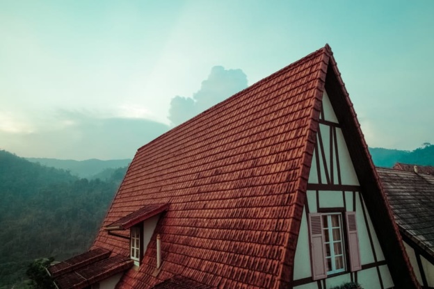 House with pointed roof