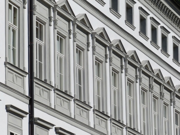 Windows on building